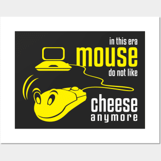 Mouse Do Not Like Cheese Posters and Art